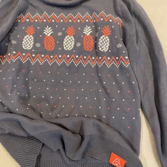 Holiday Pineapple Pullover Sweater - Size Small - Unisex - Picture 3 of 8